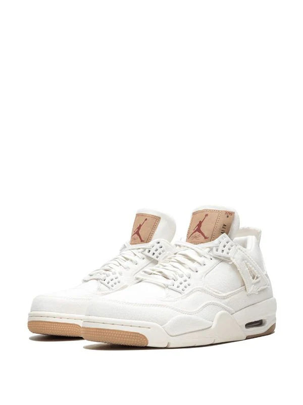 Jordan 4 Retro Levi's bianco